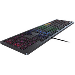 COUGAR VANTAR AX Scissor Gaming Keyboard, Scissor switches, 19-Key Rollover, USB plug, RGB light effects, CNC Unibody Aluminum Frame, 8 backlight effects, 445 X 127 X 15 (mm), 1.6m cable