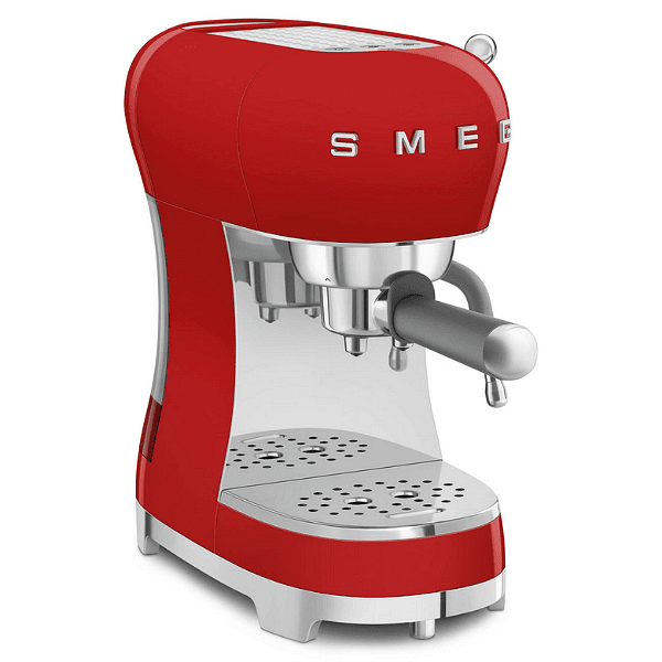 SMEG ръчна еспресо кафемашина, червено