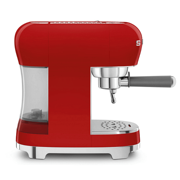 SMEG ръчна еспресо кафемашина, червено