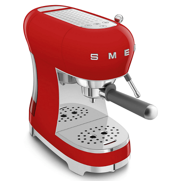 SMEG ръчна еспресо кафемашина, червено
