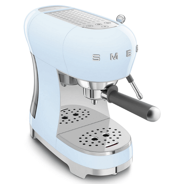 SMEG ръчна еспресо кафемашина, пастелно синьо