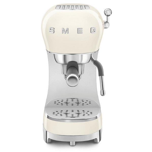 SMEG ръчна еспресо кафемашина, цвят крем