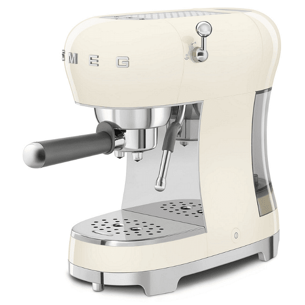 SMEG ръчна еспресо кафемашина, цвят крем
