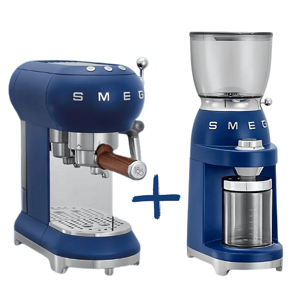 Комплект SMEG Coffee Maestro 1895 еспресо машина и кафемелачка