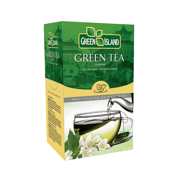 Green Island Зелен чай Жасмин 20 бр.