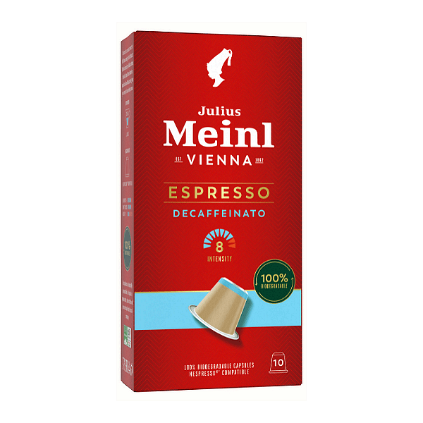 Julius Meinl Espresso Decaffeinato - 10 Nespresso® съвместими капсули
