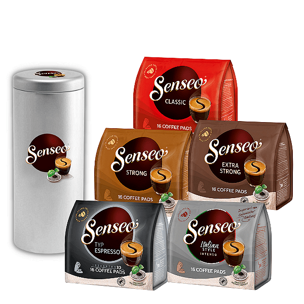 Дегустационен пакет SENSEO® 160 кафе дози с подарък кутия