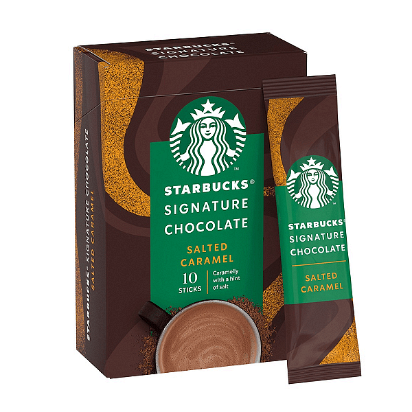 Starbucks® Signature Chocolate горещ шоколад солен карамел 10 броя