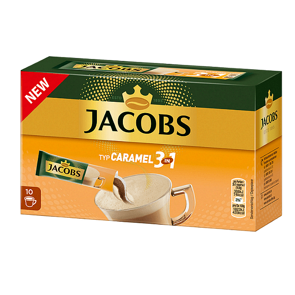 Jacobs Caramel 3-в-1 10 броя