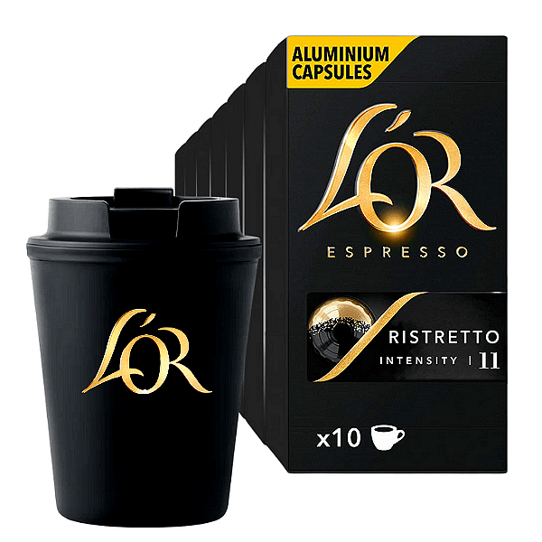 L'or RISTRETTO 70 капсули + Чаша подарък-Copy