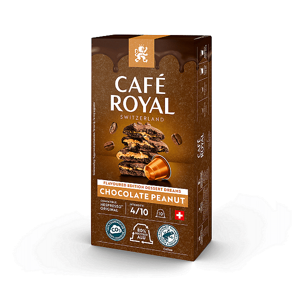 Cafe Royal Chocolate Peanut - 10 броя Nespresso® съвместими капсули