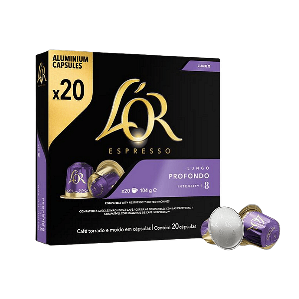 L'OR Espresso Sontuoso compatibles Nespresso® 20 capsulas