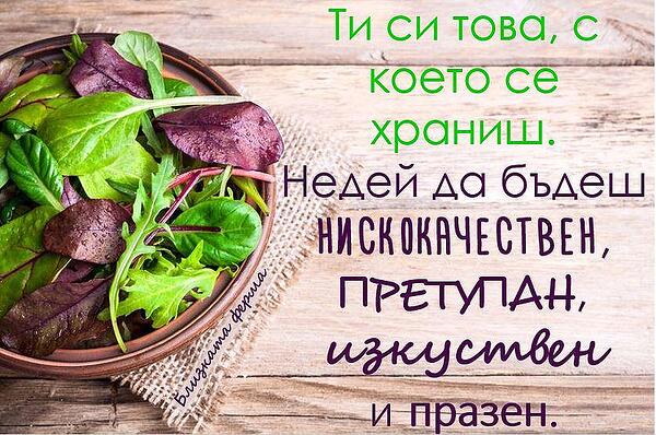 КАКВО и КОГО ХРАНИМ? МАНИФЕСТ ЗА ИСТИНСКА ХРАНА КАКВО и КОГО ХРАНИМ? МАНИФЕСТ ЗА ИСТИНСКА ХРАНА