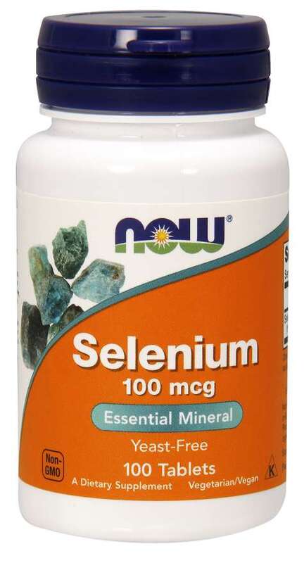 NOW - SELENIUM 100 МКГ - 100 ТАБЛЕТКИ