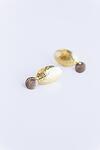 ENAMEL BRASS EARRINGS-Copy