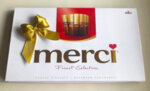 Кутия шоколадови бонбони MERCI / Честито завършване Гери