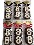 Шоколадови бонбони с цифри - подаръци за гости