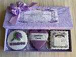 Луксозна кутия декораторски сладки за Младоженци