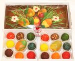 Ръчно декориран шоколад в кутия  Великден