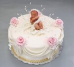Торта за Новородено бебе / Бебешка погача