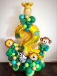 Арт декорация от балони - Цифра 1