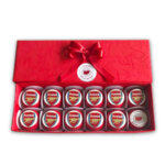 Кутия бонбони с лого на Арсенал
