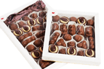 Ръчно изработени шоколадови бонбони за диабетици без захар