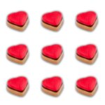 Ръчни шоколадови бонбони Червено сърце