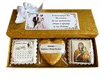 Сладка покана за кумове с икона на Св.Богородица
