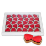 Кутия шоколадоив бонбони Червени сърца