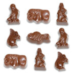 Ръчни шоколадови бонбони Животинки