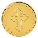 Позлатена монета Иисус Христос
