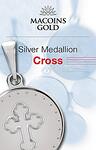 Сребърен медальон Кръст с двадесет и четири звезди