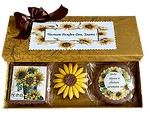 Луксозна кутия ръчно моделирани сладки слънчогледи