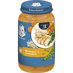 Gerber Junior пюре фрикасе с пилешко, от 12-ия месец, бурканче