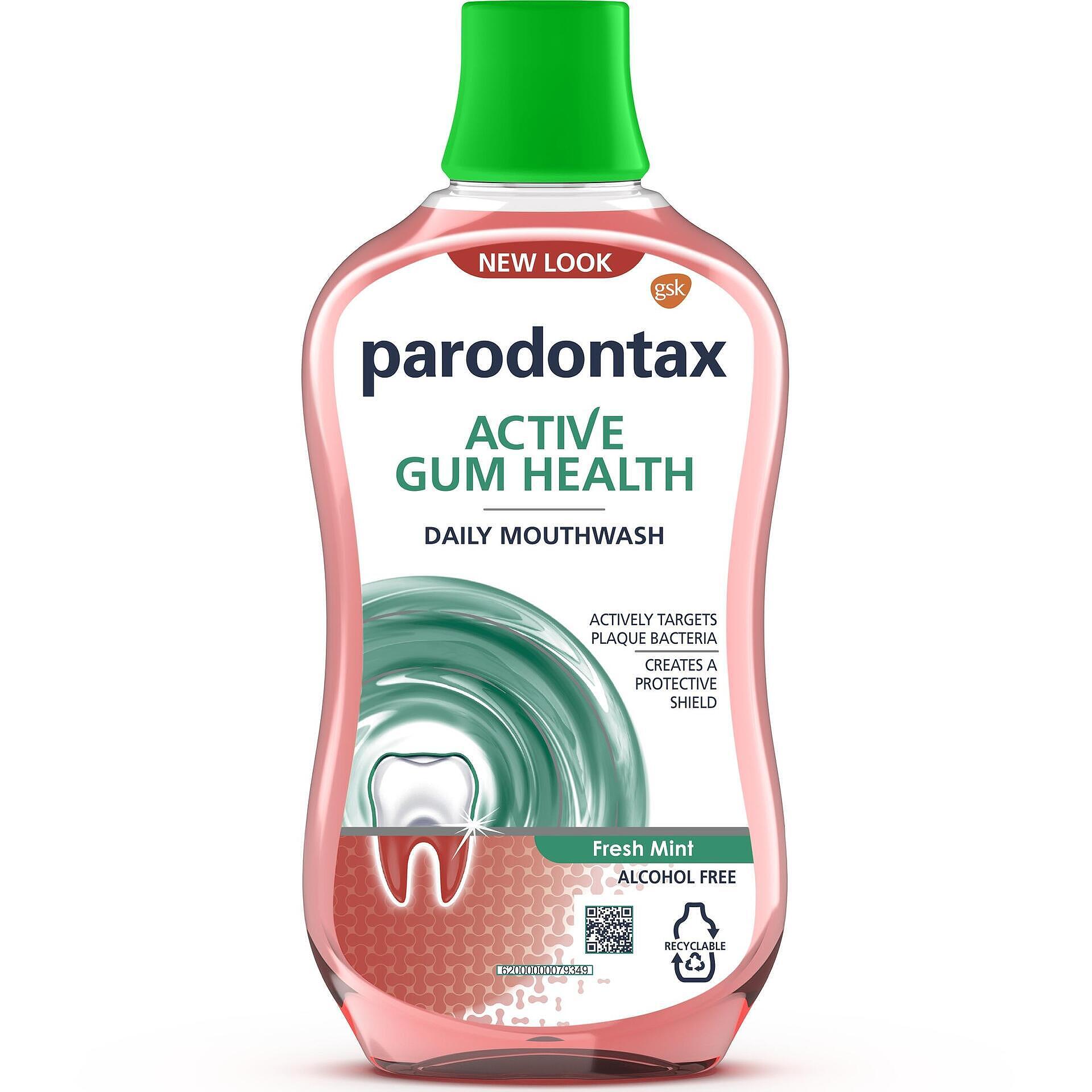 Parodontax Active Gum Health Fresh Mint вода за уста 500 мл на