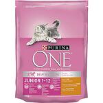 Purina One Junior суха храна за котки до 12 месеца с пиле