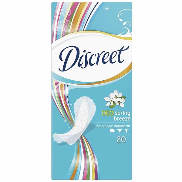 Discreet Deo Spring Breeze дамски превръзки 20 бр. Бърза доставка в