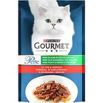 Purina Gourmet Pеrle храна за котки в зряла възраст, печено месо в сос, говеждо (85 г)