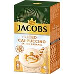 Jacobs Айс капучино солен карамел разтворимо кафе, кутия (8 бр. х 17.8 г)