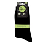Happy Foot памучни чорапи, черни 82% (размер: 44 - 46)