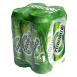 Tuborg светла бира в кен (4 бр. х 500 мл)