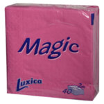 Luxica Magic цветни салфетки , 2 пласта (33х33 см, 40 бр.)