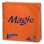 Luxica Magic цветни салфетки , 2 пласта (33х33 см, 40 бр.)