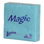 Luxica Magic цветни салфетки , 2 пласта (33х33 см, 40 бр.)