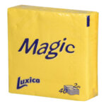 Luxica Magic цветни салфетки , 2 пласта (33х33 см, 40 бр.)