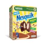 Nestle Nesquik Banana Crush зърнена закуска с шоколад и банан