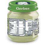 Gerber пюре от картофи и тиквички, от 0 месеца (130 г)