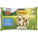 Purina Friskies Junior пауч храна за куче с пиле и моркови (4 бр. х 100 г)