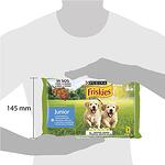 Purina Friskies Junior пауч храна за куче с пиле и моркови (4 бр. х 100 г)